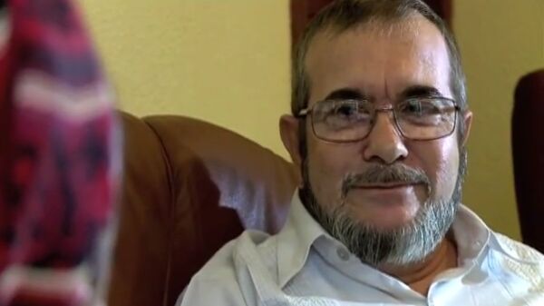 El máximo líder de las FARC, Rodrigo Londoño Echeverri, alias 'Timochenko' (archivo) - Sputnik Mundo
