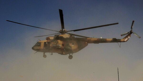 Un helicóptero afgano (imagen ilustrativa) - Sputnik Mundo
