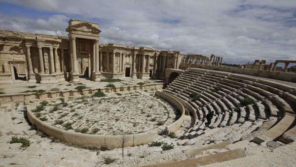 Anfiteatro romano en Palmira - Sputnik Mundo