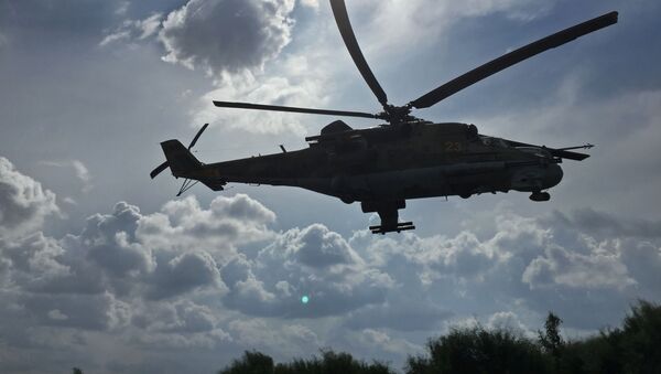 Helicóptero Mi-24 ruso en Siria (archivo) - Sputnik Mundo