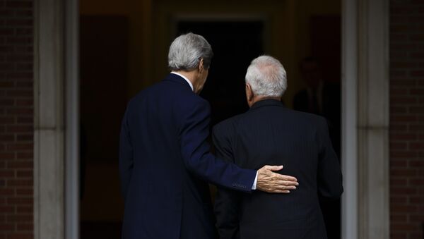 Secretario de Estado de EEUU, John Kerry y ministro de Exteriores de España, José Manuel García-Margallo - Sputnik Mundo