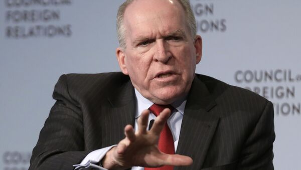 CIA Director John Brennan addresses a meeting at the Council on Foreign Relations, in New York, Friday, March 13, 2015 - Sputnik Mundo