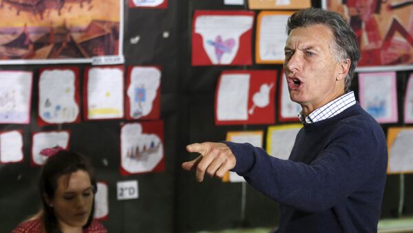 Mauricio Macri, el líder de la coalición opositora Cambiemos - Sputnik Mundo