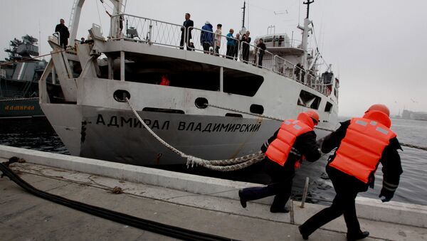 El buque ruso de investigación oceanográfica Almirante Vladímirski  - Sputnik Mundo