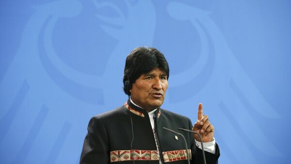 El presidente de Bolivia Evo Morales - Sputnik Mundo