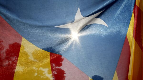 Estelada, bandera independentista de Cataluña  - Sputnik Mundo