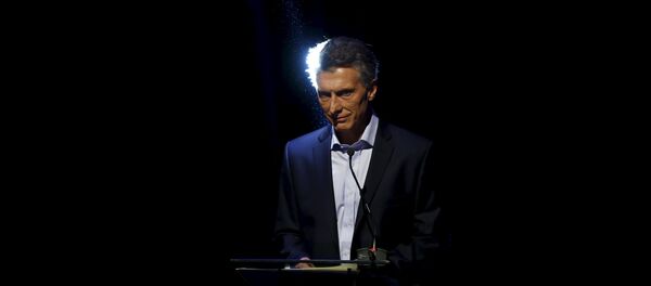 Mauricio Macri, presidential candidate for the Cambiemos (Let's Change) alliance Mauricio Macri, presidential candidate for the Cambiemos (Let's Change) alliance - Sputnik Mundo