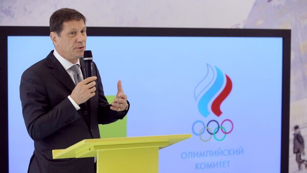 Alexandr Zhúkov, presidente del Comité Olímpico de Rusia - Sputnik Mundo
