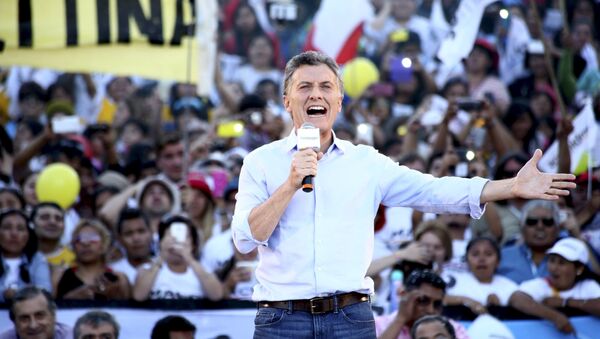Mauricio Macri, candidato presidencial en la localidad de Humahuaca, Argentina - Sputnik Mundo