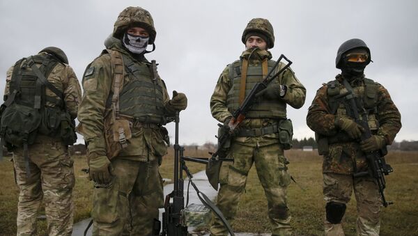 Efectivos de las fuerzas especiales ucranianos - Sputnik Mundo