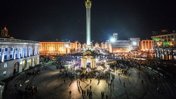 El Maidán Nezalézhnosti (Plaza de la Independencia) de Kiev - Sputnik Mundo