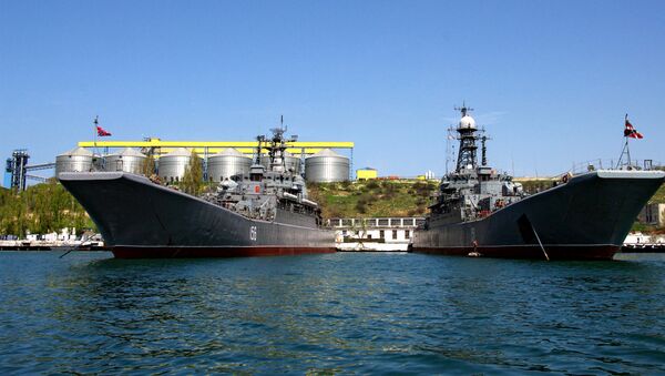 Военно-морская база Черноморского флота Российской Федерации в Севастополе - Sputnik Mundo