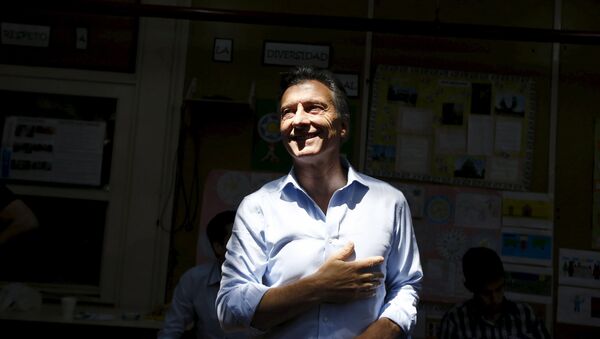 Mauricio Macri, candidato opositor a la Presidencia argentina - Sputnik Mundo