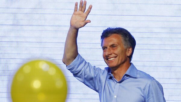 Mauricio Macri, candidato opositor a la Presidencia argentina - Sputnik Mundo