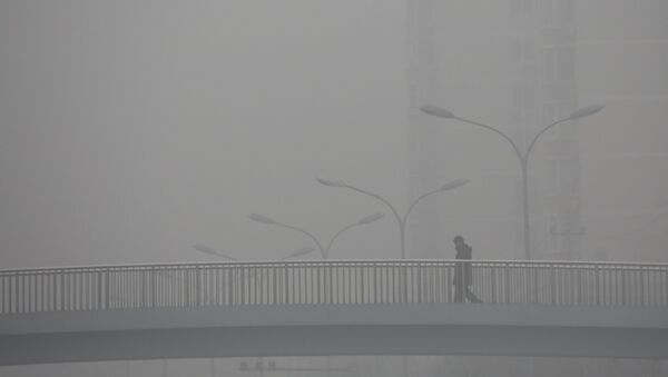 La bruma en la capital de China - Sputnik Mundo