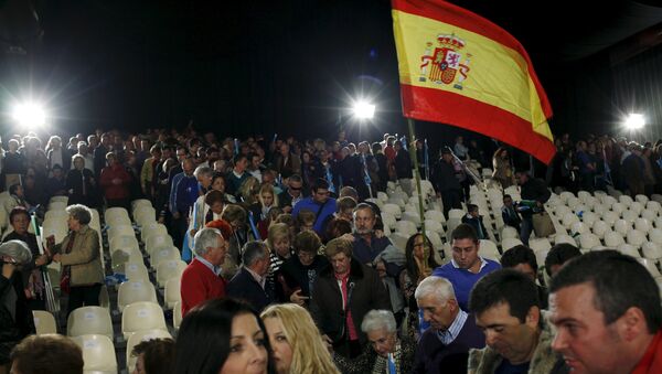 Los partidarios de Mariano Rajoy en Málaga - Sputnik Mundo