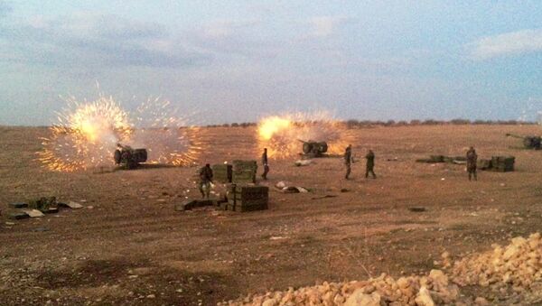 El ejército sirio ataca los integrantes del EI en el norte de la provincia Hama en Siria - Sputnik Mundo
