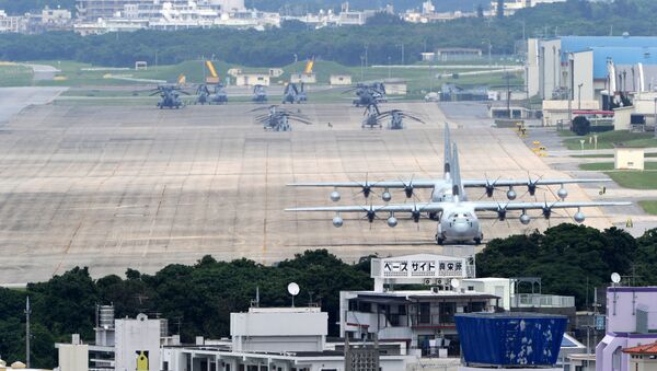 Base de la Fuerza Aérea estadounidense Futenma en Okinawa - Sputnik Mundo