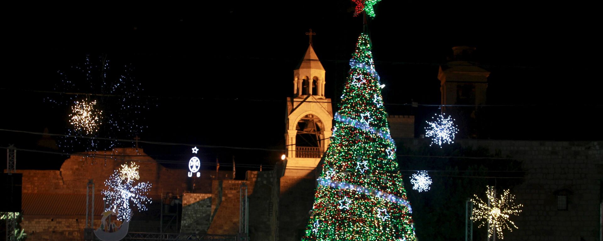 Árbol de Navidad gigante en la plaza del Pesebre en Belén (archivo) - Sputnik Mundo, 1920, 04.12.2021