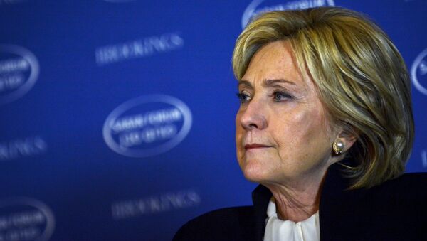 Hillary Clinton, exsecretaria de Estado de EEUU y la candidata a la presidencia - Sputnik Mundo