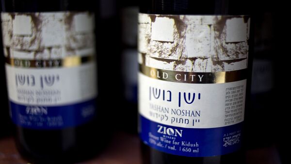 Vino producido en la territoria palestina de Cisjordania - Sputnik Mundo