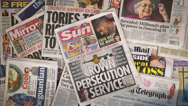 Escándalo de las interferencias ilícitas de la prensa popular en Reino Unido - Sputnik Mundo
