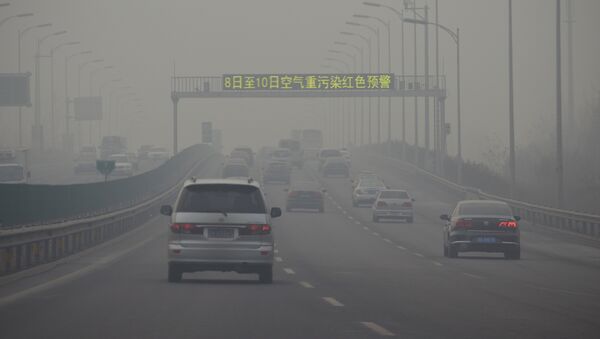 Contaminación de aire en China - Sputnik Mundo