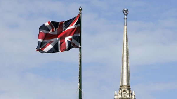 Bandera nacional británica, Moscú - Sputnik Mundo
