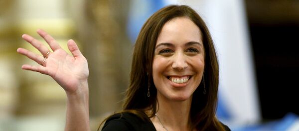 María Eugenia Vidal, gobernadora de Buenos Aires (archivo) María Eugenia Vidal, gobernadora de Buenos Aires (archivo) - Sputnik Mundo