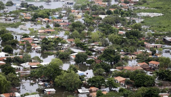 Inundaciones en Paraguay (archivo) - Sputnik Mundo
