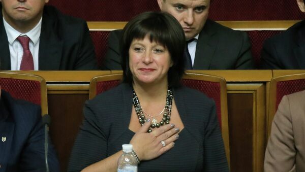 Natalie Jaresko, ministra de Finanzas de Ucrania - Sputnik Mundo
