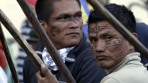 Indígenas de Ecuador - Sputnik Mundo