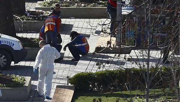 El lugar del atentado en el centro de Estambul - Sputnik Mundo