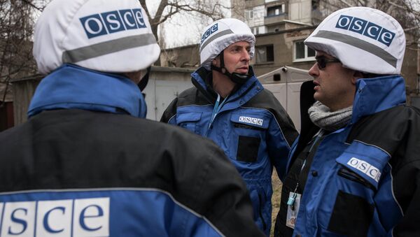 Observadores de la OSCE en Donbás - Sputnik Mundo