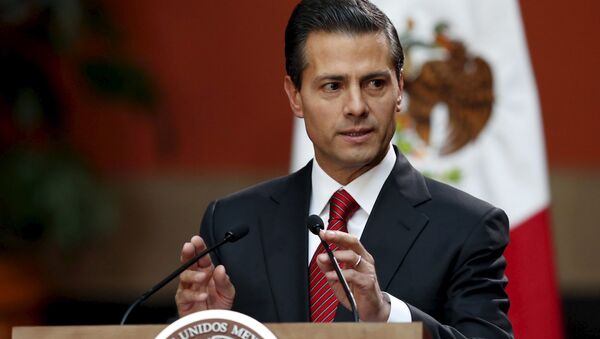 El presidente de México Enrique Peña Nieto - Sputnik Mundo