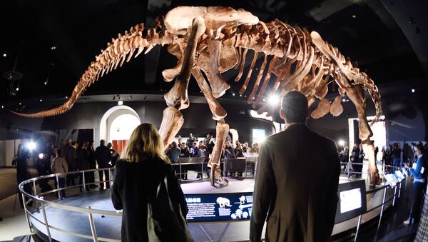 El titanosaurio argentino que revoluciona Nueva York - Sputnik Mundo