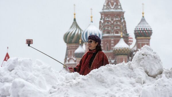 Una turista en Moscú - Sputnik Mundo