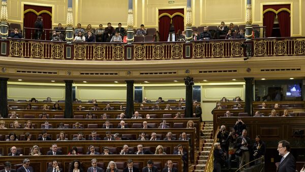 Spain's Lower House of the parliament in Madrid - Sputnik Mundo