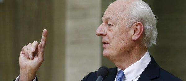 Staffan de Mistura, enviado especial de la ONU para Siria Staffan de Mistura, enviado especial de la ONU para Siria - Sputnik Mundo