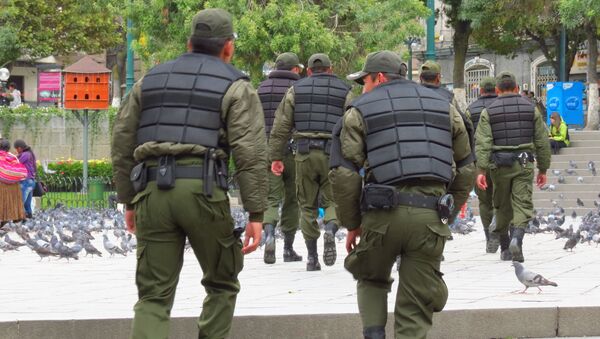 Policía boliviana - Sputnik Mundo