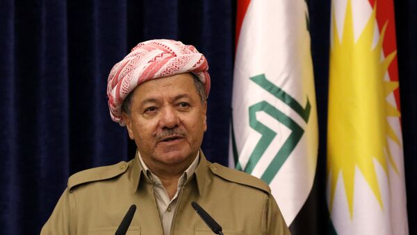 Iraqi Kurdish leader Massud Barzani - Sputnik Mundo