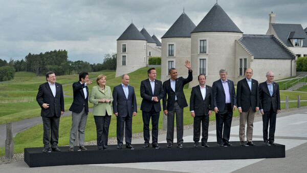 Participantes de la cumbre G8 (archivo) - Sputnik Mundo
