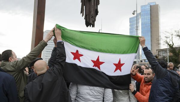 Bandera de la oposición siria - Sputnik Mundo