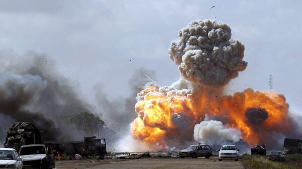 Bombardeos en Libia  (Archivo) - Sputnik Mundo