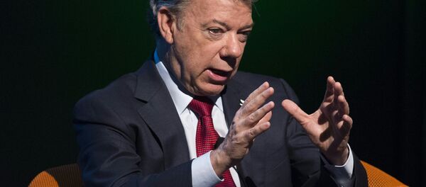 Juan Manuel Santos, presidente de Colombia Juan Manuel Santos, presidente de Colombia - Sputnik Mundo