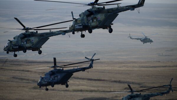 Helicópteros Mi-8MTV (archivo) - Sputnik Mundo