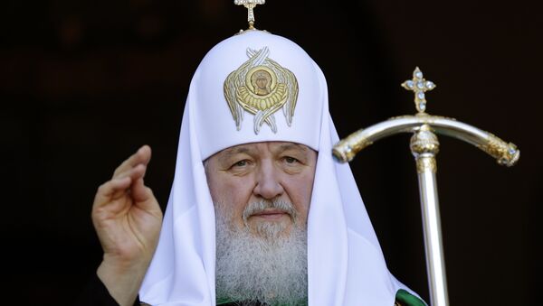 Patriarca ruso Kiril durante su visita a Paraguay - Sputnik Mundo