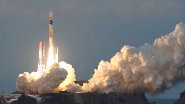 Lanzamiento del cohete japonés H2A con un satélite astronómico Astro-H - Sputnik Mundo