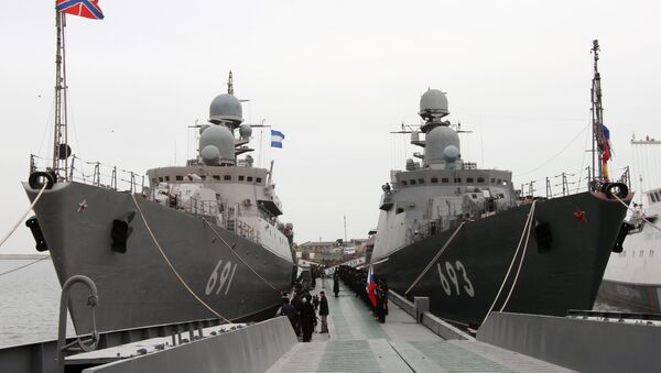 la Flotilla rusa del Caspio - Sputnik Mundo