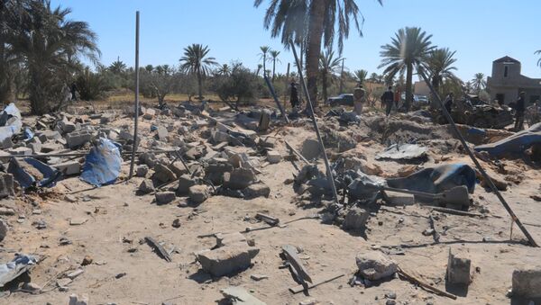 Libia después de un ataque aéreo de EEUU, Sabratha, Libia - Sputnik Mundo